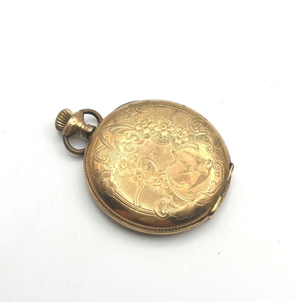 Seth Thomas Pocket Watch Illinois Hunter Case For Parts Repair 42mm 914999
